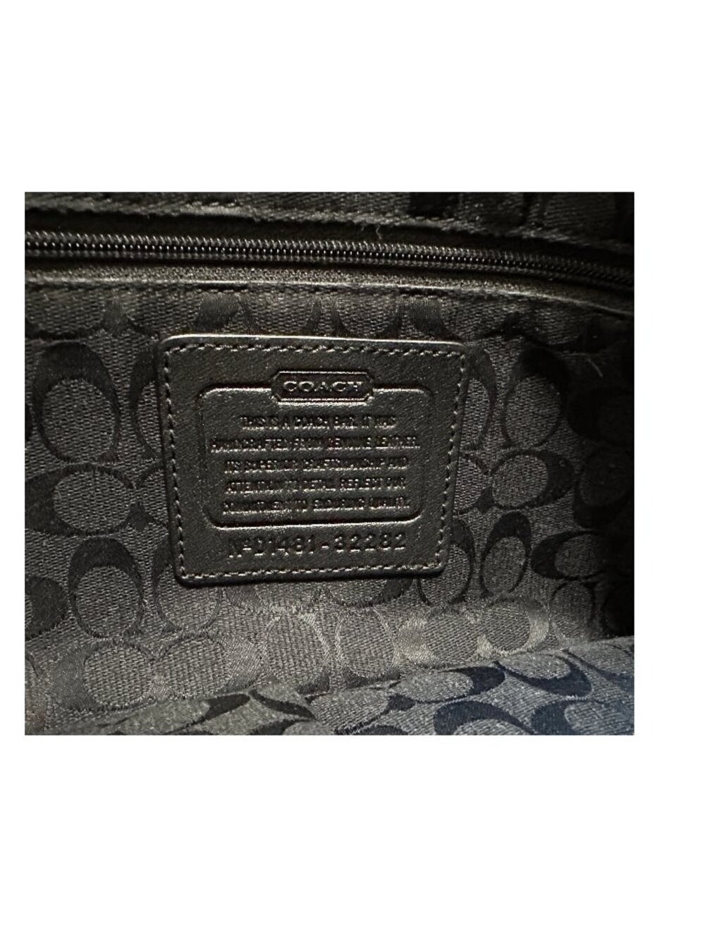 Coach Bleeker Duffle Bucket Bag Black Leather Crossbody Bag Handbag 32282 - Picture 4 of 8